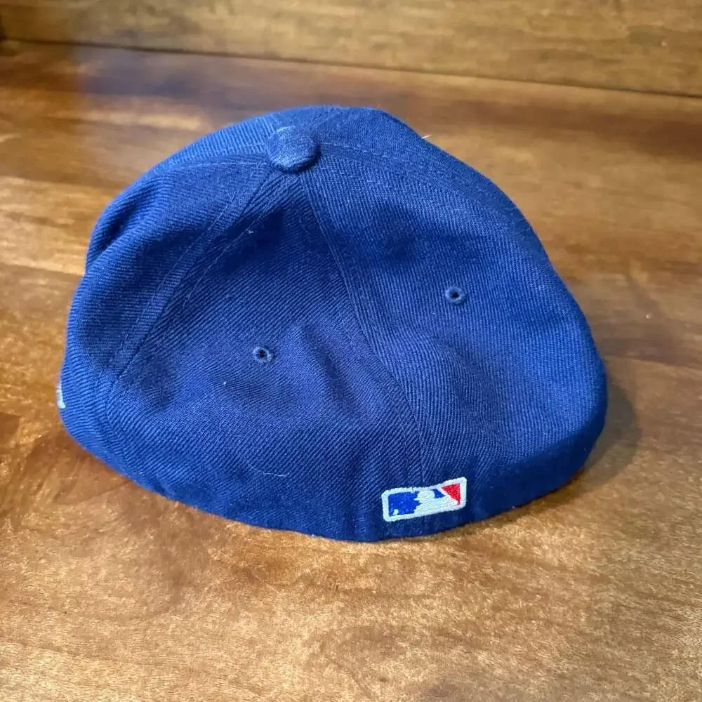 Mishka New York Yankees Fitted Hat Size 7 1/2 Blue Baseball Cap